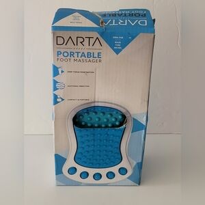Rare Darta Blue Portable Foot Massager Battery Operated Damaged Open Box